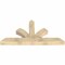 Ekena Millwork Richland Rough Sawn Timber Gable Bracket, Douglas Fir, 72"W x 36"H x 6"D x 6"F, 12/12 Pitch GBW072X36X0606RIC00RDF - alternate 2
